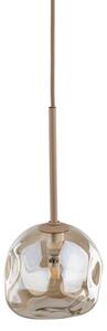 Lampada a sospensione con cavo LAVA 1xG9/8W/230V beige/fumo beige