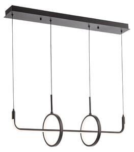 Redo 01-2705 - Lampadario a sospensione LED OLIMP LED/40W/230V 3000/4000/6500K nero