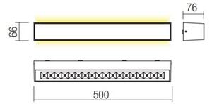 Redo 90259 - Applique da esterno AROOS LED/21W/230V 3000K IP65 bianca