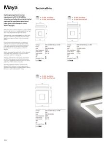 Redo 01-2000 - Plafoniera da soffitto dimmerabile MAYA LED/55W/230V 51x51 cm dorata