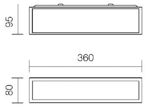 Redo 01-1234 - Applique da bagno LED EGO LED/12W/230V IP44 cromato