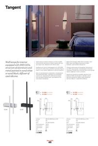 Redo 01-2746 - Lampada da parete LED TANGENT LED/13W/230V CRI 90 bianca