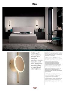 Redo 01-2697 - Applique LED DIAZ LED/20W/230V CRI 90 oro
