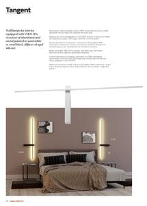 Redo 01-2479 - Applique LED TANGENT LED/14W/230V 3000K bianco