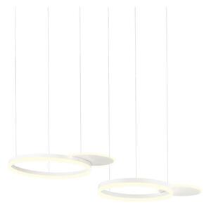 Redo 01-2605 - Lampadario a sospensione dimmerabile a cavo SIGUA LED/99W/230V CRI 90 bianco