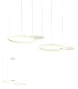 Redo 01-2605 - Lampadario a sospensione dimmerabile a cavo SIGUA LED/99W/230V CRI 90 bianco
