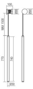 Redo 01-3363 - Lampada da parete dimmerabile LED SWING LED/16W/230V 3000/4000K CRI 90 bianco