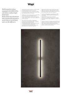 Redo 01-2770 - Lampada da parete WAPI a LED 30W/230V, 119 cm, bianca