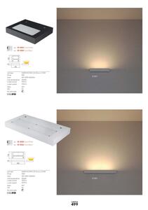 Redo 01-3016 - Applique da parete LED LAMINA 2xLED/15W/230V CRI 90 nera