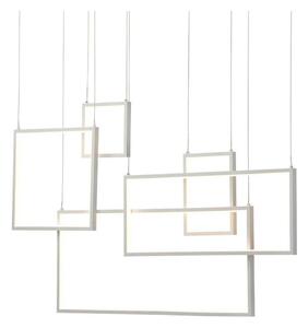 Redo 01-2316 - Lampadario dimmerabile a sospensione con cavo PLANA LED/80W/230V bianco