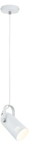 Paulmann 79767 - 1xE27/15W Lampadario a sospensione con cavo LAVEA 230V bianco