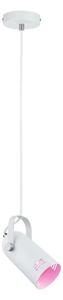 Paulmann 79767 - 1xE27/15W Lampadario a sospensione con cavo LAVEA 230V bianco