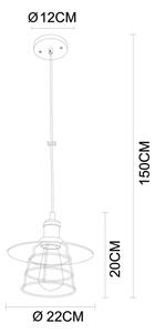 Globo 15086H - Lampadario VIEJO 1xE27/60W/230V