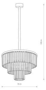 Nowodvorski Lighting Lampada a sospensione Cristal, trasparente/argento, Ø 56 cm