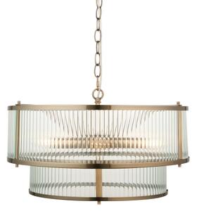 Endon 110944 - Lampadario a catena RIDGETON 5xE14/6W/230V in ottone