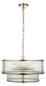Endon 110944 - Lampadario a catena RIDGETON 5xE14/6W/230V in ottone