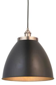 Endon 98749 - FRANKLIN Lampada a sospensione con cavo 1xE27/10W/230V nero/ottone