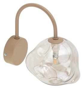 Brilagi - Lampada da parete VULCANO 1xG9/8W/230V beige/fumé