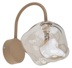 Brilagi - Lampada da parete VULCANO 1xG9/8W/230V beige/fumé