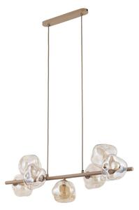 Lampadario a cavo LAVA 7xG9/8W/230V beige/beige fumé