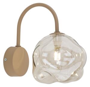 Brilagi - Lampada da parete VULCANO 1xG9/8W/230V beige/fumé