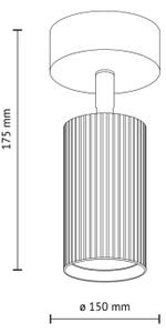 Faretto TUNE 1xGU10/10W/230V nero/marrone