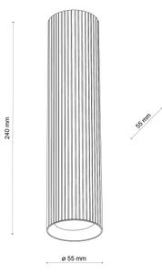 Faretto TUNE L 1xGU10/10W/230V 24 cm bianco