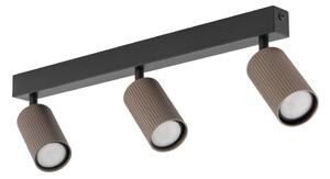 Faretto TUNE 3xGU10/10W/230V nero/marrone