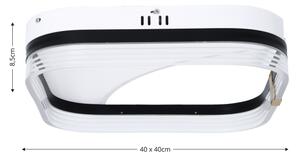 Brilagi - Pannello LED dimmerabile SIRELI LED/56W/230V 3000-6000K 40x40 cm + telecomando
