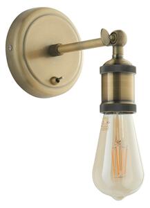 Endon 97245 - Faretto da parete HAL 1xE27/10W/230V ottone
