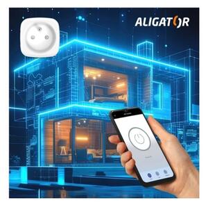 Aligator WAL001 - Presa intelligente 3680W/230V/Tipo E/16A Wi-Fi Tuya
