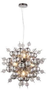 Endon 81583 - Lampadario a cavo JOULES 9xE14/7W/230V cromo lucido/fumé