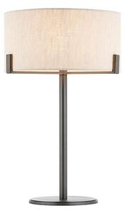 Endon 72631 - Lampada da tavolo HAYFIELD 1xE27/40W/230V bronzo/grigio
