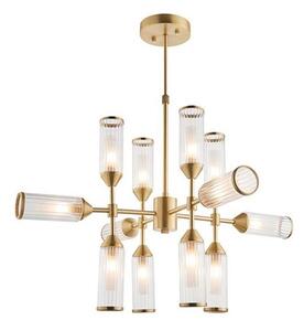 Endon 92214 - Lampadario a stelo TOUR 12xG9/3W/230V ottone