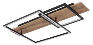 Globo 67289D1 - Plafoniera a LED VANNI, 24W/230V, marrone/nero