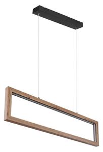Globo 67287H - Lampada a sospensione con cavo MANDERA LED/24W/230V, marrone