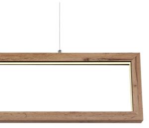 Globo 67287H - Lampada a sospensione con cavo MANDERA LED/24W/230V, marrone