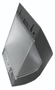 Lampada da parete solare con sensore LED/3W/3,7V 1200 mAh IP54 antracite