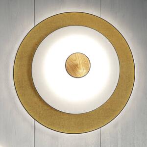 Forestier Cymbal S applique LED, bronzo