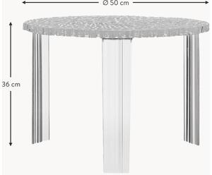 Tavolino rotondo da interno-esterno T-Table, alt. 36 cm