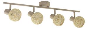Faretto DEX 4xE14/10W/230V beige/crema