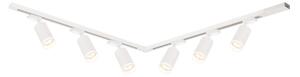 Faretto per sistema a binario PIPE 6xGU10/10W/230V, bianco