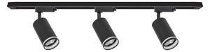 Faretto nel sistema a binario PIPE 3xGU10/10W/230V nero