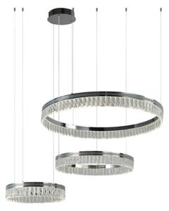 Lampadario LED in cristallo dimmerabile a sospensione con cavo THALIA LED/120W/230V 3000-6000K + telecomando