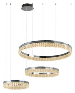 Lampadario LED in cristallo dimmerabile a sospensione con cavo THALIA LED/120W/230V 3000-6000K + telecomando