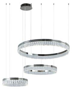 Lampadario LED in cristallo dimmerabile a sospensione con cavo THALIA LED/120W/230V 3000-6000K + telecomando