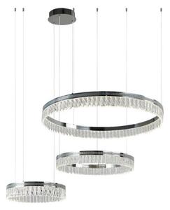 Lampadario LED in cristallo dimmerabile a sospensione con cavo THALIA LED/120W/230V 3000-6000K + telecomando