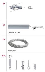 Paulmann 94107 - Set 4xLED/4,3W Sistema completo a cavo MAC 230V