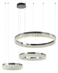 Lampadario LED in cristallo dimmerabile a sospensione con cavo THALIA LED/120W/230V 3000-6000K + telecomando