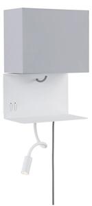 Paulmann 78913 - LED/2,5W + 1xE27/40W Applique da parete con porta USB MERANI 230V